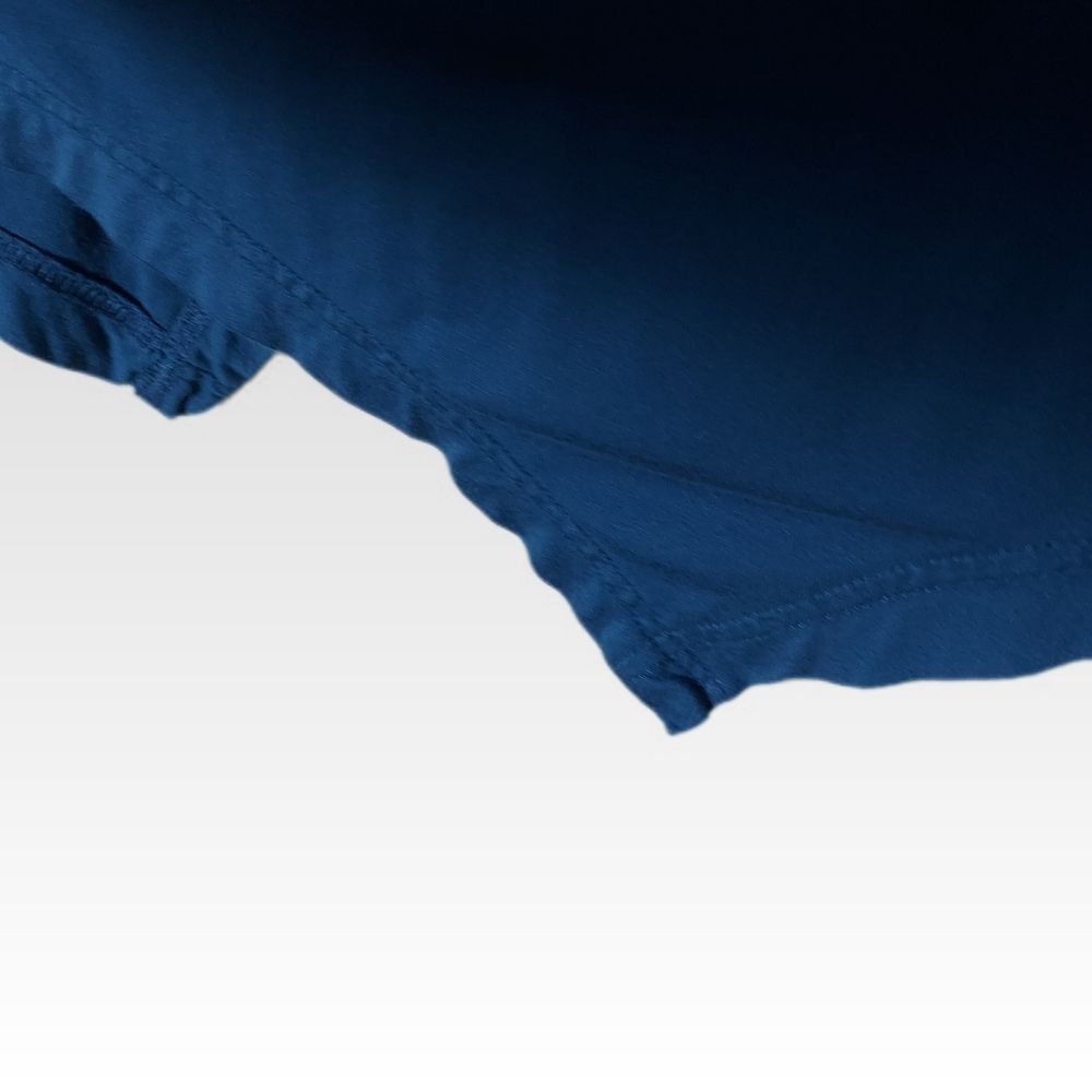 Swing Hem Top 2X Blue Cap Sleeve Flowy A-Line Beach Cover Up Short Knit Dress - Picture 7 of 9